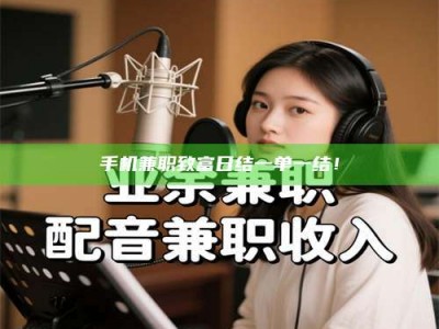 尉氏手机兼职致富日结一单一结！